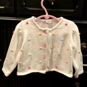 Baby Gymboree polka-dot cardigan